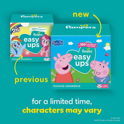 Pampers Easy Ups Training Underwear Peppa Pig Size 6 4T-5T, 1 Pack (Count of 56) 🍁 All In One Marketplace Canada