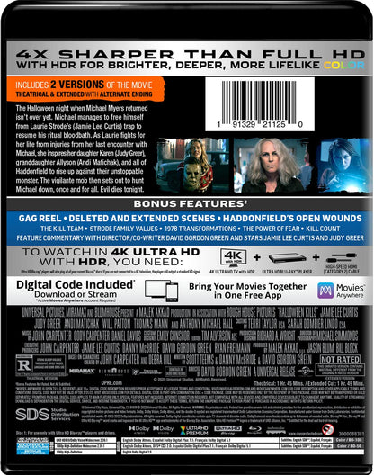 Halloween Kills (4K Ultra Hd/Blu-Ray/Digital)