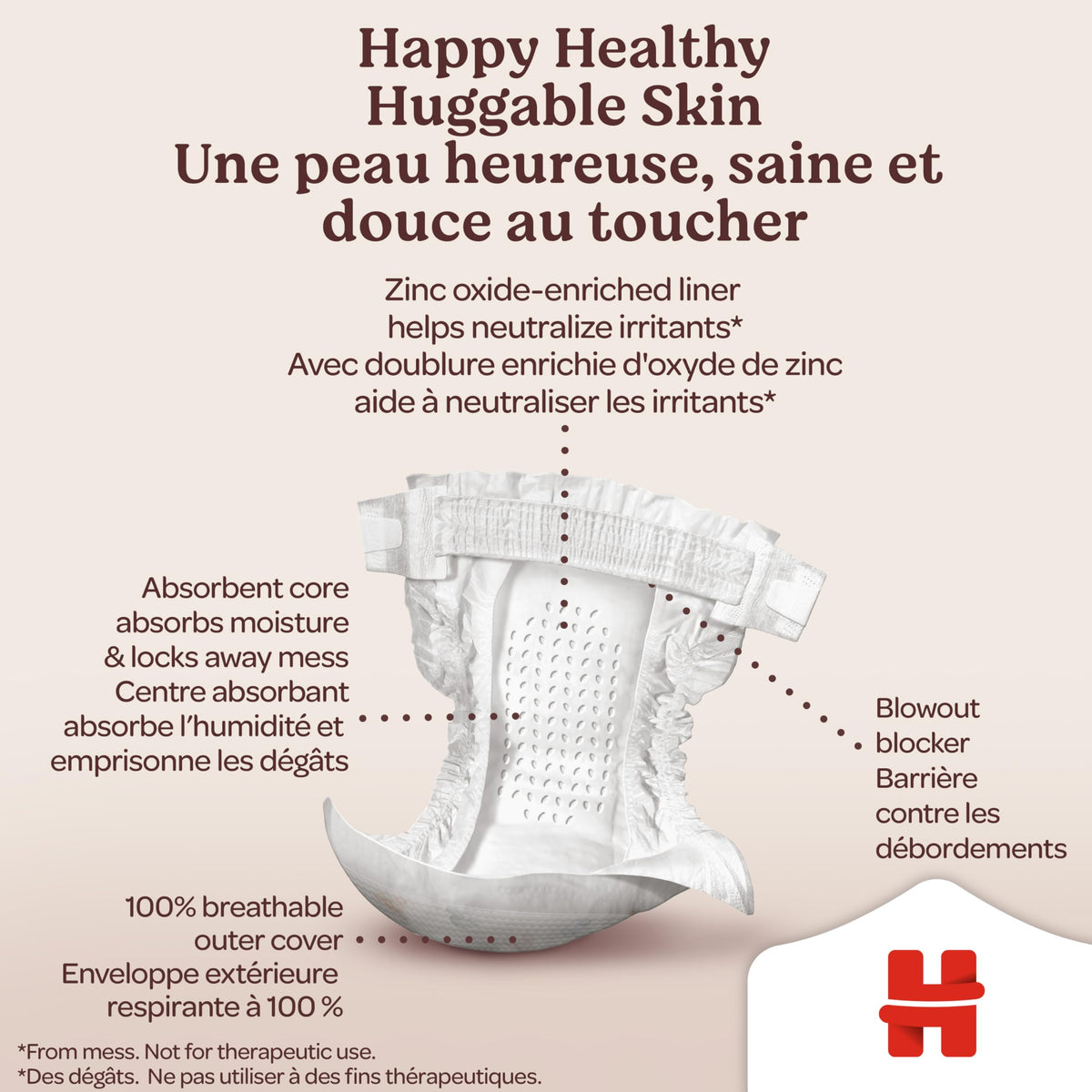 Huggies Size 2 Diapers, Skin Essentials Baby Diapers, Size 2 (12-18 lb.), 74 Ct 🍁 All In One Marketplace Canada