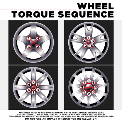 White Knight M12x1.50 Solid Piece Bulge Acorn Lug Nuts (NO Cap) for Select Aftermarket & Factory Wheels, EZ to Install, Durable Carbon Steel, Stylish Triple Layer Chrome Finish - 1907S-20AM (20 Pack) 🍁 All In One Marketplace Canada