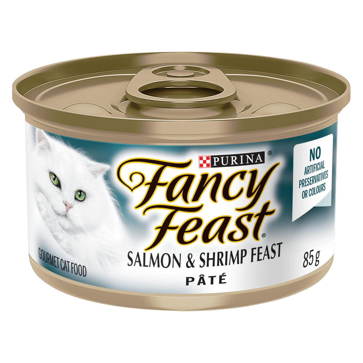 Fancy Feast Wet Cat Food, Pate Salmon & Shrimp Feast - 85 g Can (24 Pack) 🍁 All In One Marketplace Canada