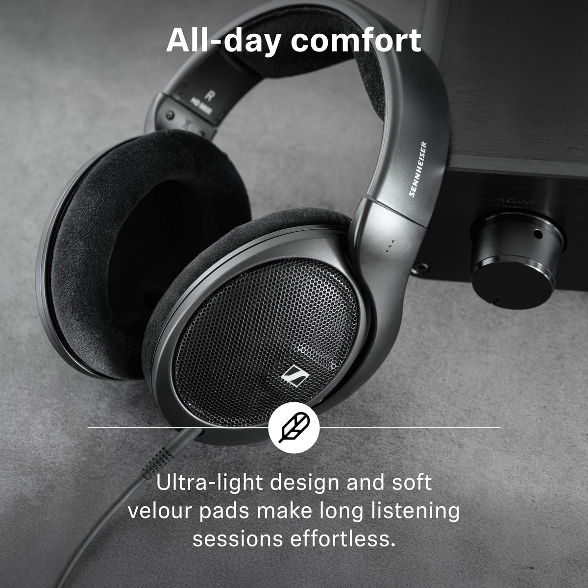 Sennheiser HD 560S - Wired Over-The-Ear Audiophile Headphones, Neutral Frequency Response, Open-Back, Detachable Cable, Black 🍁 All In One Marketplace Canada