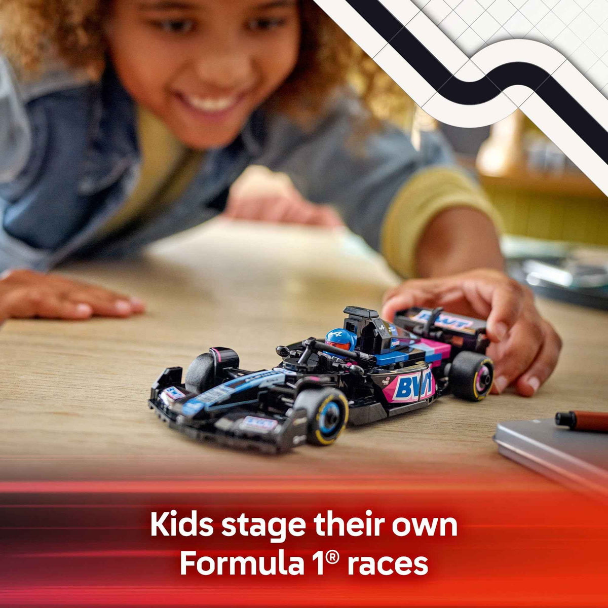 LEGO Speed Champions BWT Alpine F1 Team A524 Race Car Toy - Building Set for Kids, Boys & Girls, Ages 10+ - Toy Car for F1 Fans - Gift Idea for Birthday - 77248 🍁 All In One Marketplace Canada