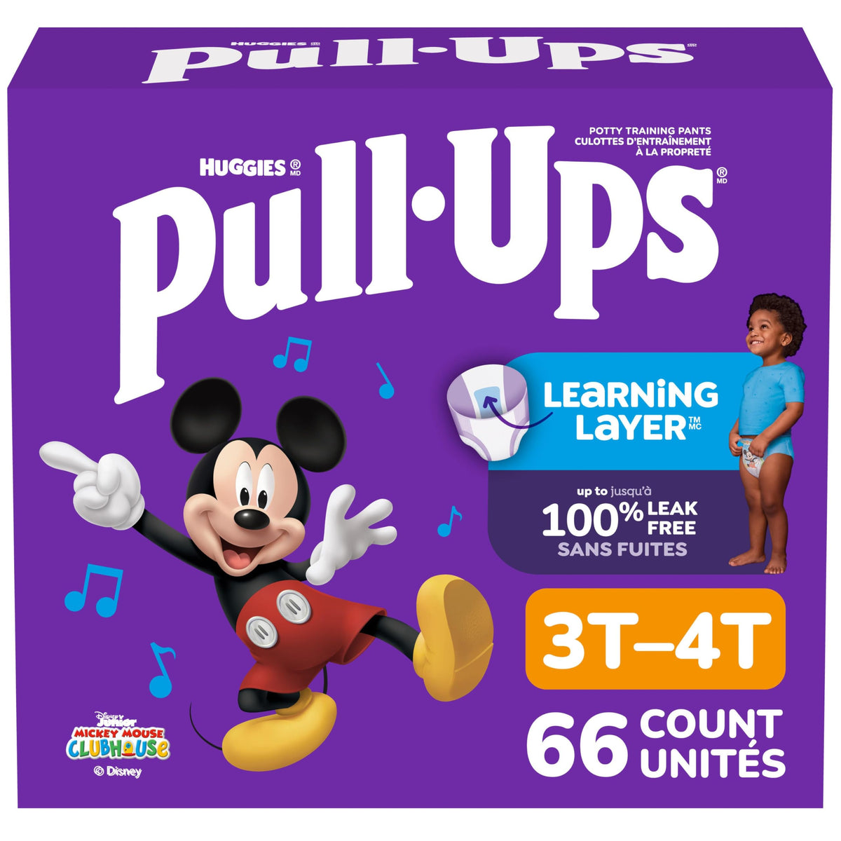 Boys Potty Training Underwear, Easy Open Training Pants 3T-4T, Pull-Ups Learning Design for Toddlers, 66ct, Giga Pack 🍁 All In One Marketplace Canada