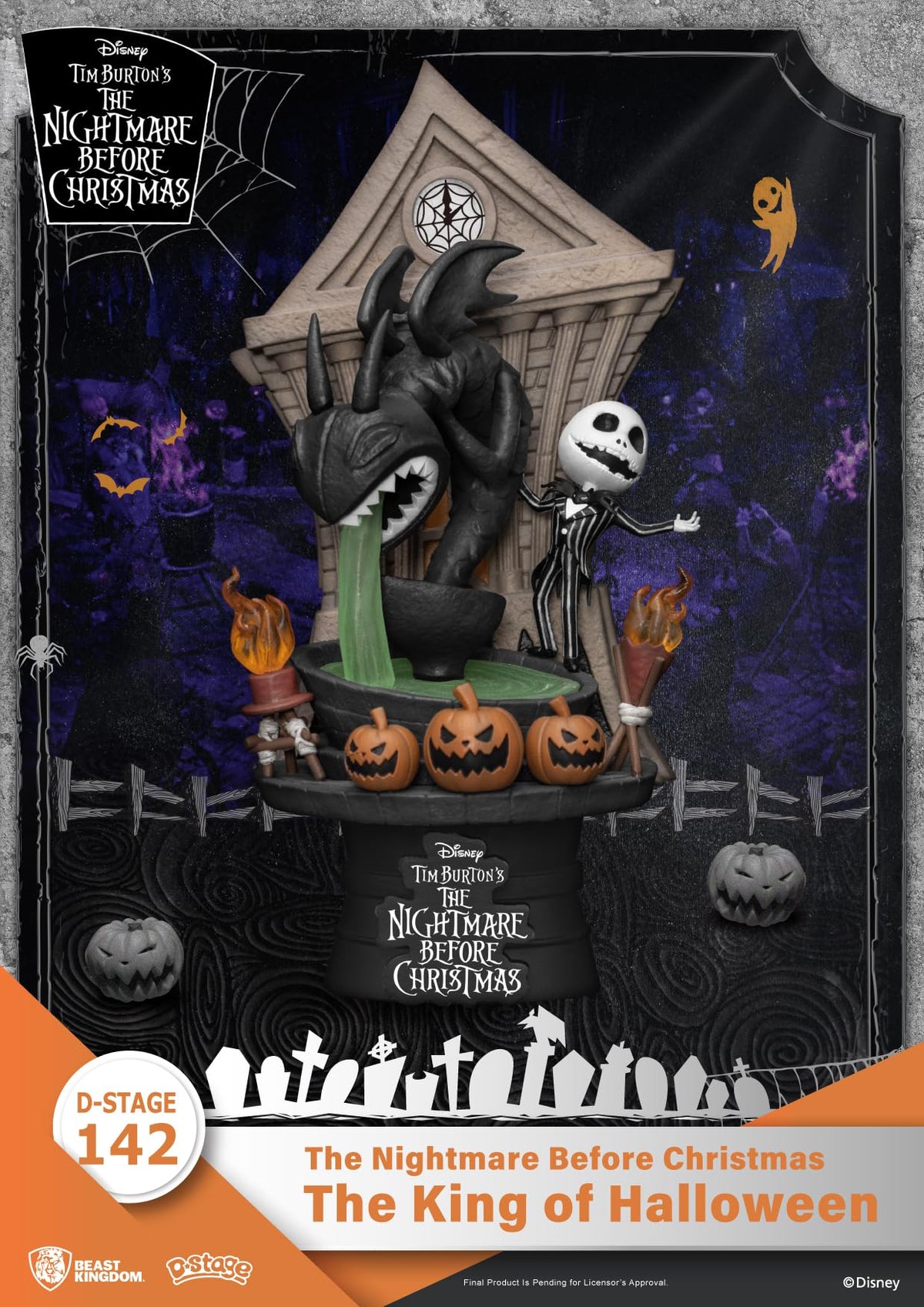 The Nightmare Before Christmas: Halloween King Jack DS-142 D-Stage Statue