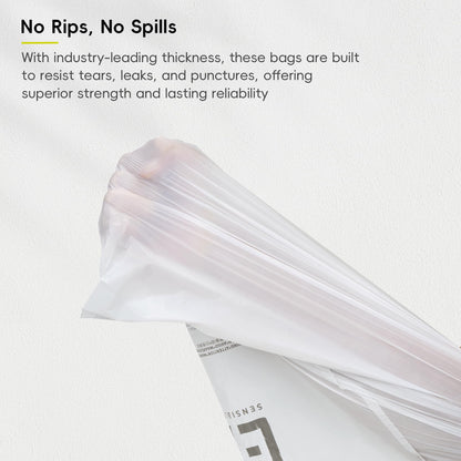 EKO Easy-Dispense Roll of 60 Count Extra-Strong Drawstring Kitchen Trash Bags - 21 Gallon Garbage Bags (79.5L) 1 Pack, Code G 🍁 All In One Marketplace Canada