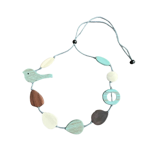 Wooden Bird Necklace
