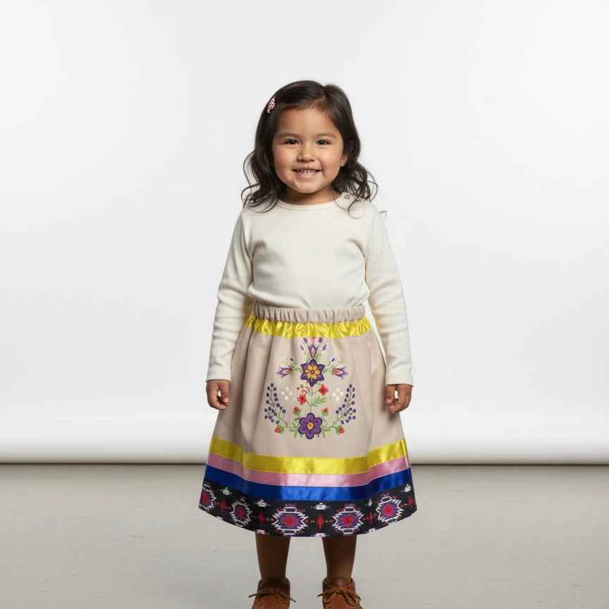 OLDTRIBES™ infants  Flower Ribbon Skirt