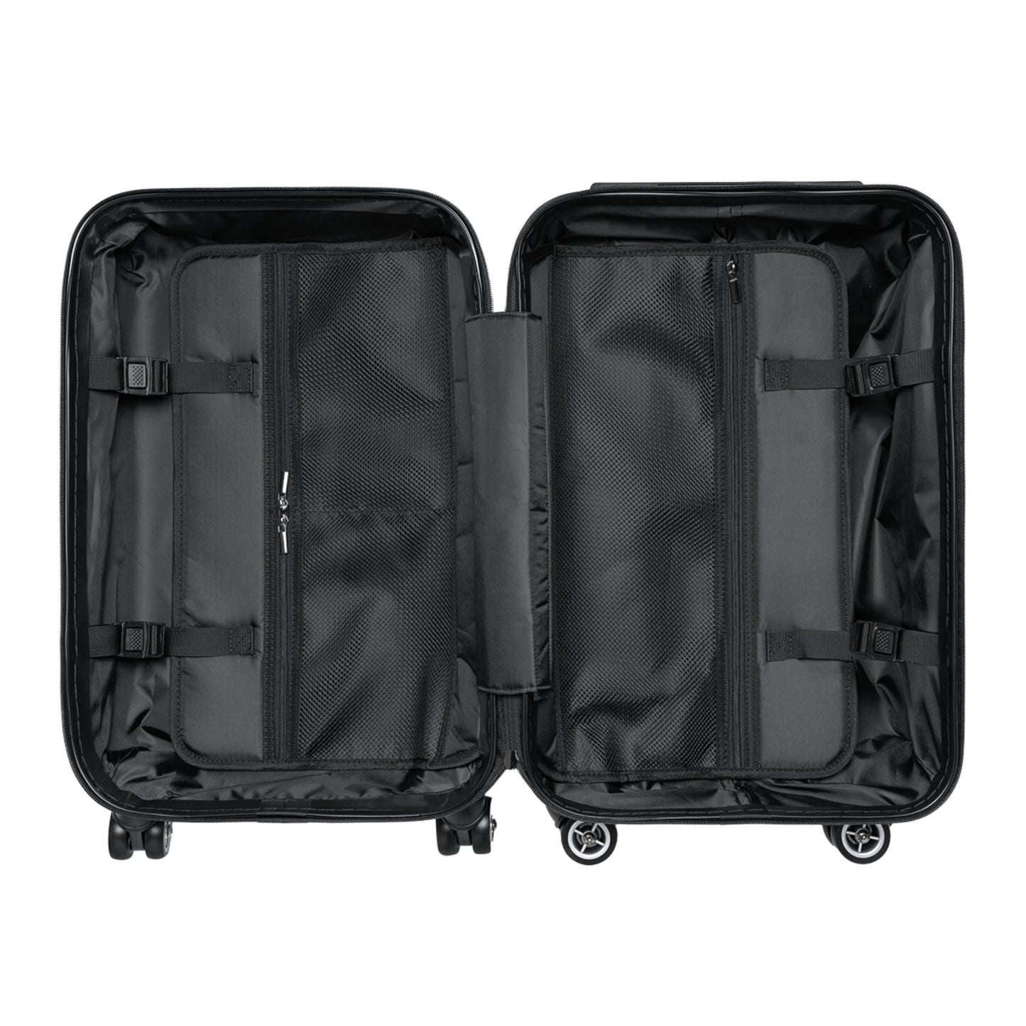 Floral Leaves Carry-On Suitcase – Colorful Tropical Travel Luggage