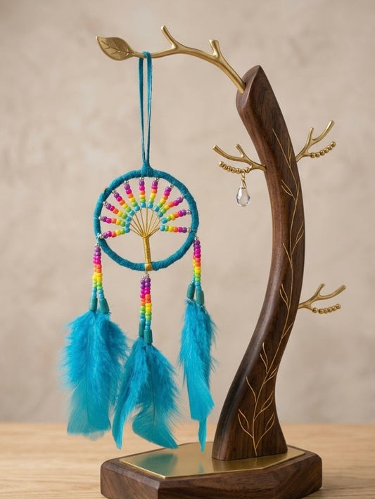 Handmade Celeste Dreamcatcher with Celestial  Feathers