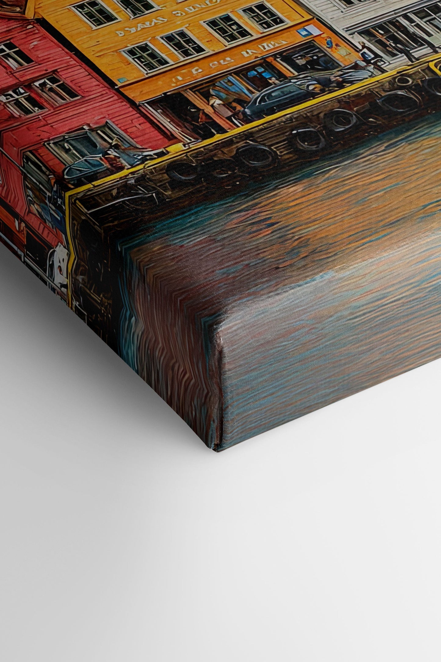 HARBOR COLORS, Artwork on Stretched Canvas