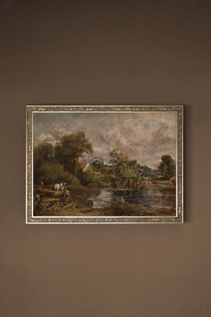 BAUERNKUNST, SILBERNER VINTAGE RAHMEN