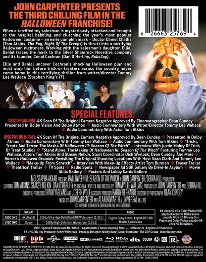 Halloween III: Season of the Witch (1982) - Limited Edition Steelbook 4K Ultra HD + Blu-ray