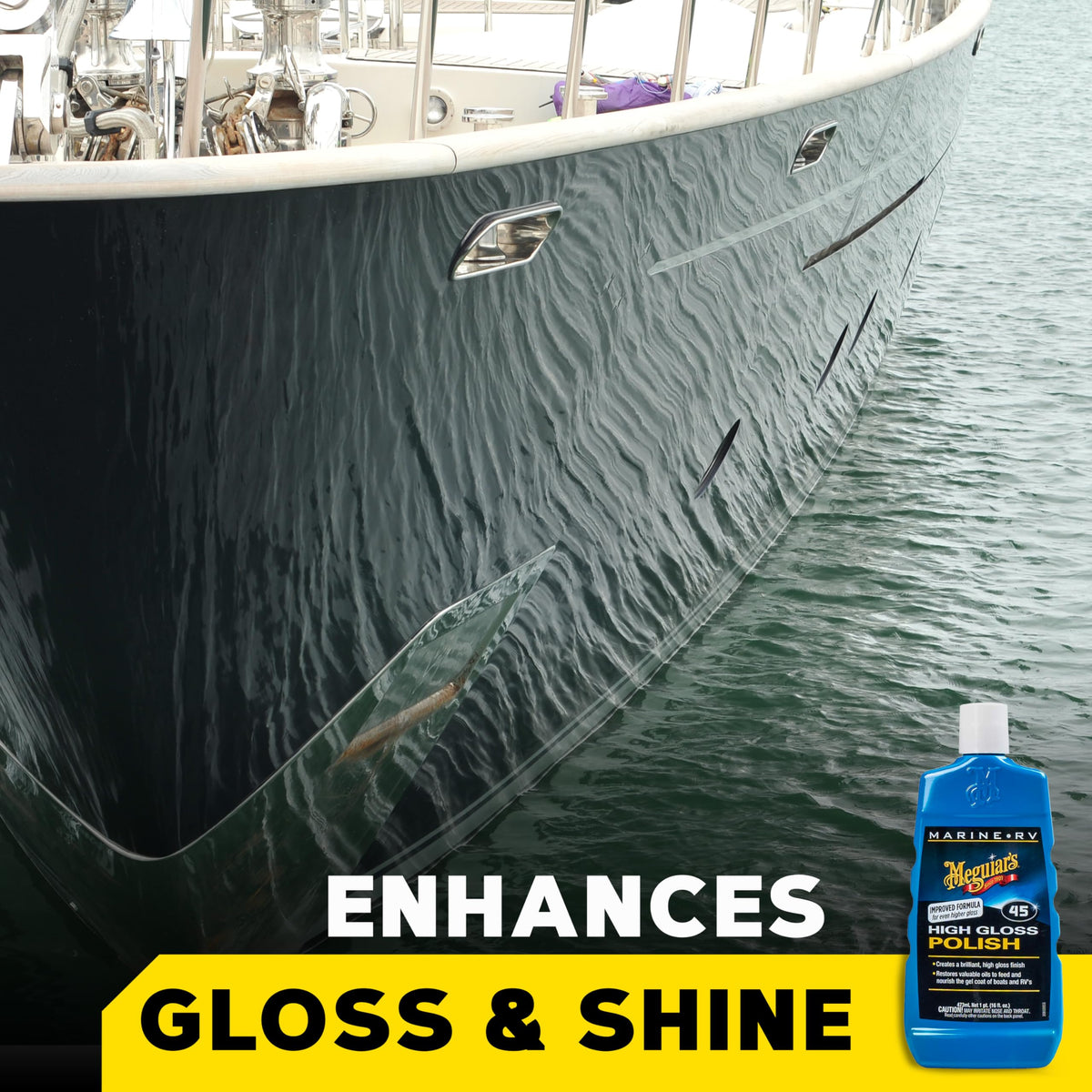Meguiar's M4516 Marine/RV Polish & Gloss Enhancer -16 Oz Bottle 🍁 All In One Marketplace Canada