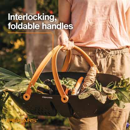 Fiskars Harvest Basket, Container for Gardening and Harvesting, Garden Tool with Ergonomic Handles and Collander 🍁 All In One Marketplace Canada
