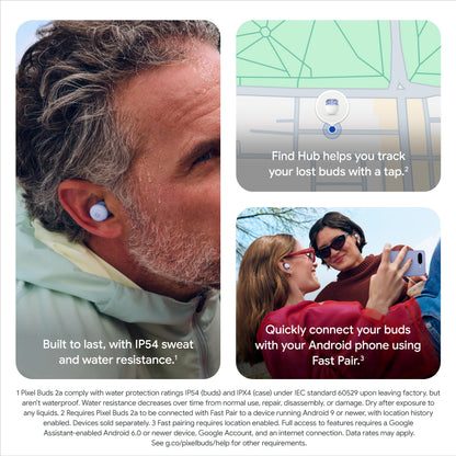Google Pixel Buds 2a - Wireless Earbuds with Noise Cancellation - Fog 🍁 All In One Marketplace Canada