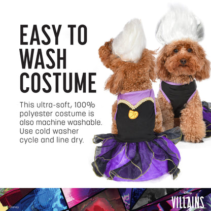 Disney for Pets Halloween Disney Villains Ursula Costume - Large | Disney Villains Halloween Costumes for Dogs, Officially Licensed Disney Dog Halloween Costume