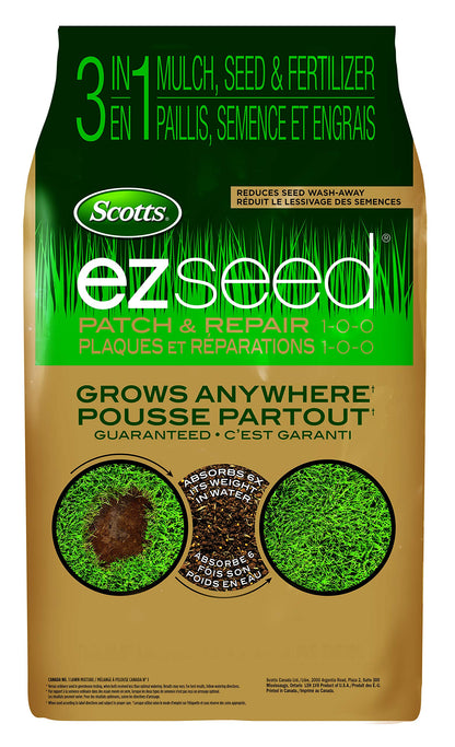 Scotts Ez Seed Patch & Repair 1-0-0, 4.54kg | Multipurpose Formula for Patch and Repair. Grows Anywhere 🍁 All In One Marketplace Canada