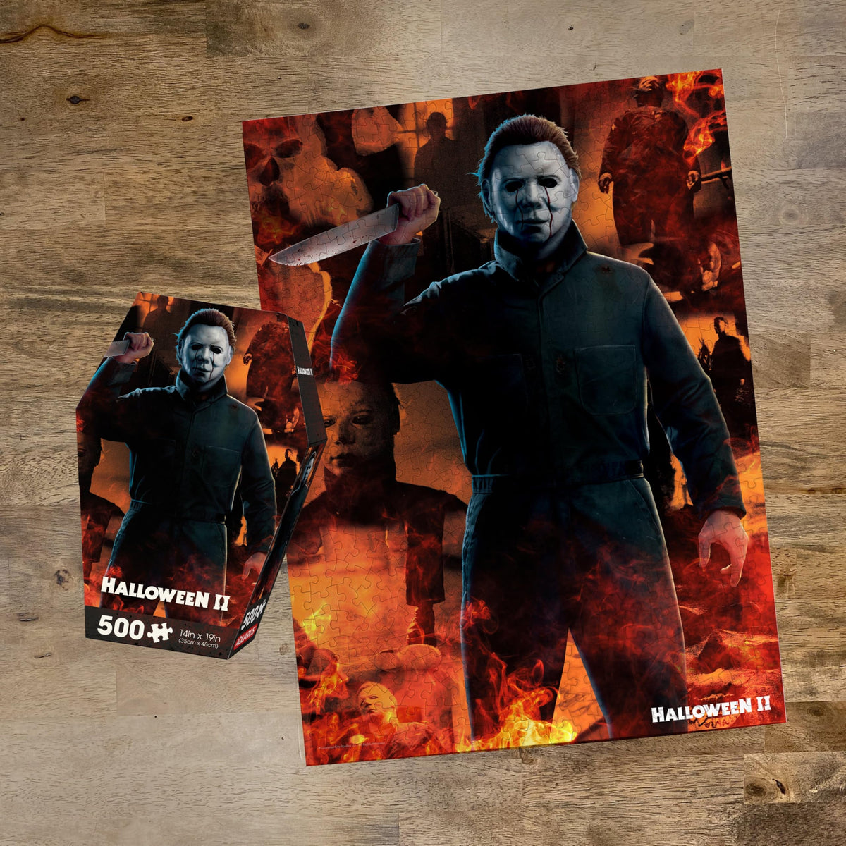 Aquarius Halloween II 500pc Puzzle (500 Piece Jigsaw Puzzle) - Glare Free - Precision Fit - Officially Licensed Halloween II Movie Merchandise & Collectibles - 14x19 Inches