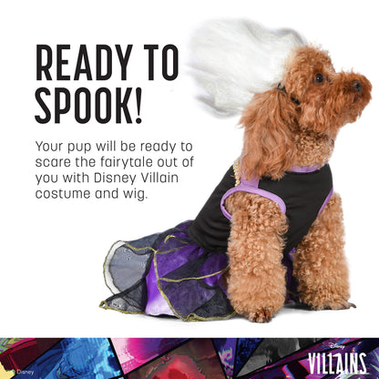 Disney for Pets Halloween Disney Villains Ursula Costume - Large | Disney Villains Halloween Costumes for Dogs, Officially Licensed Disney Dog Halloween Costume