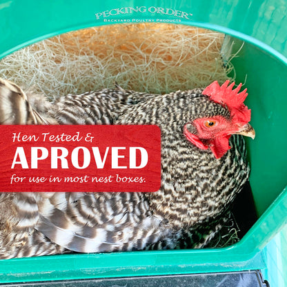 Nest Box Pads for Chicken Nesting Boxes - 13 x 13 Pads Made in USA from Sustainably Sourced Aspen Excelsior (5 Pack) 🍁 All In One Marketplace Canada