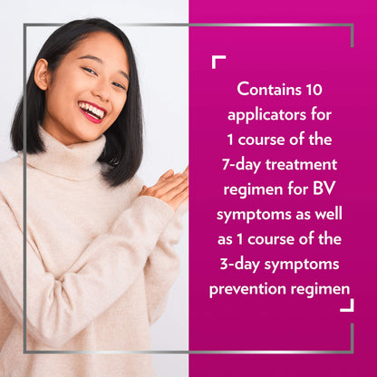 CanesBalance Bacterial Vaginosis Treatment and Prevention Gel - Treat And Prevent BV Symptoms, BV Treatment For Women, Relieves Vaginal Odor, Maintains Normal Vaginal pH, 10 Single-Use Applicators 🍁 All In One Marketplace Canada