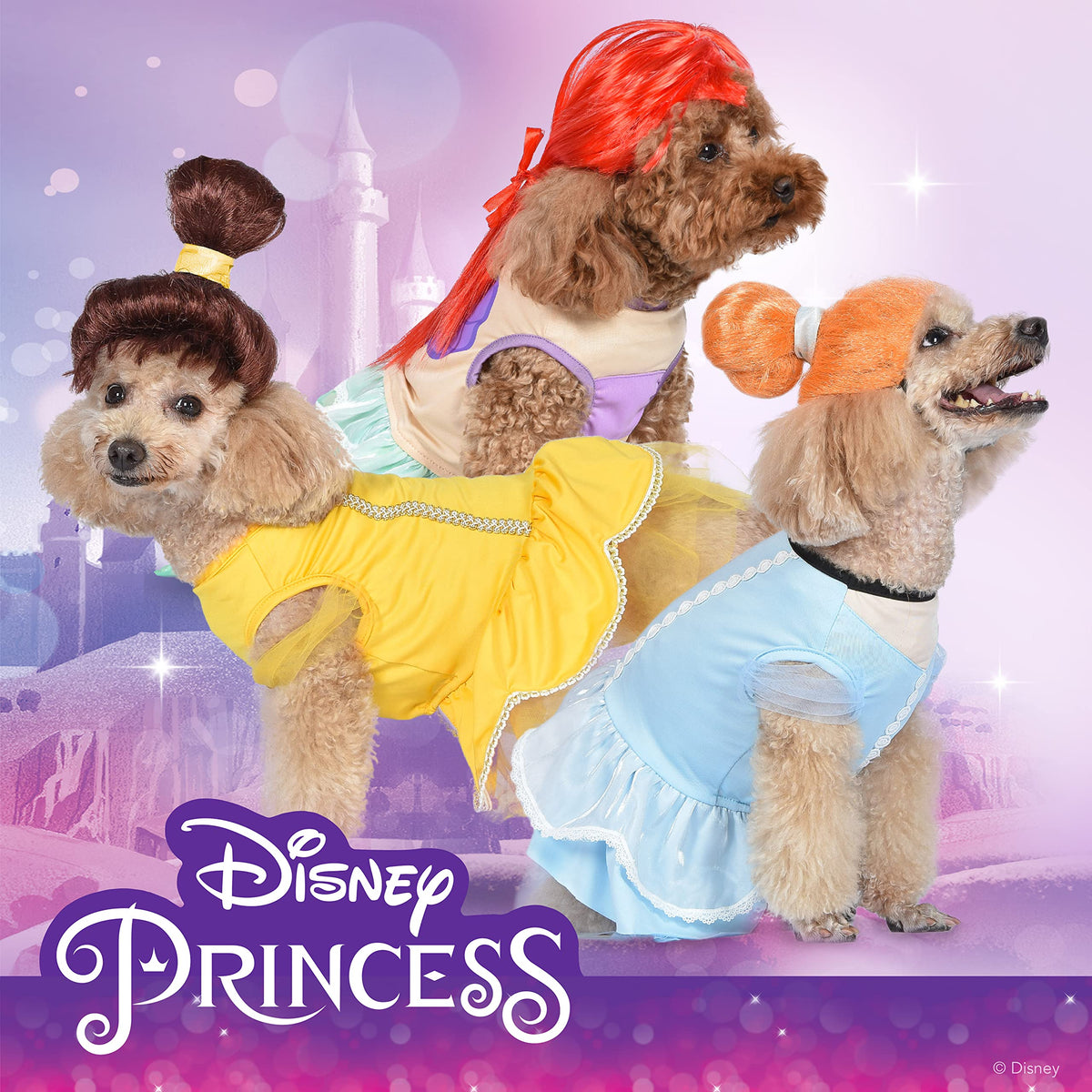 Disney for Pets Halloween Disney Princess Ariel Costume - Extra Extra Large | Disney Princess Halloween Costumes for Dogs, Officially Licensed Disney Dog Halloween Costume, Multicolor (FF22914)