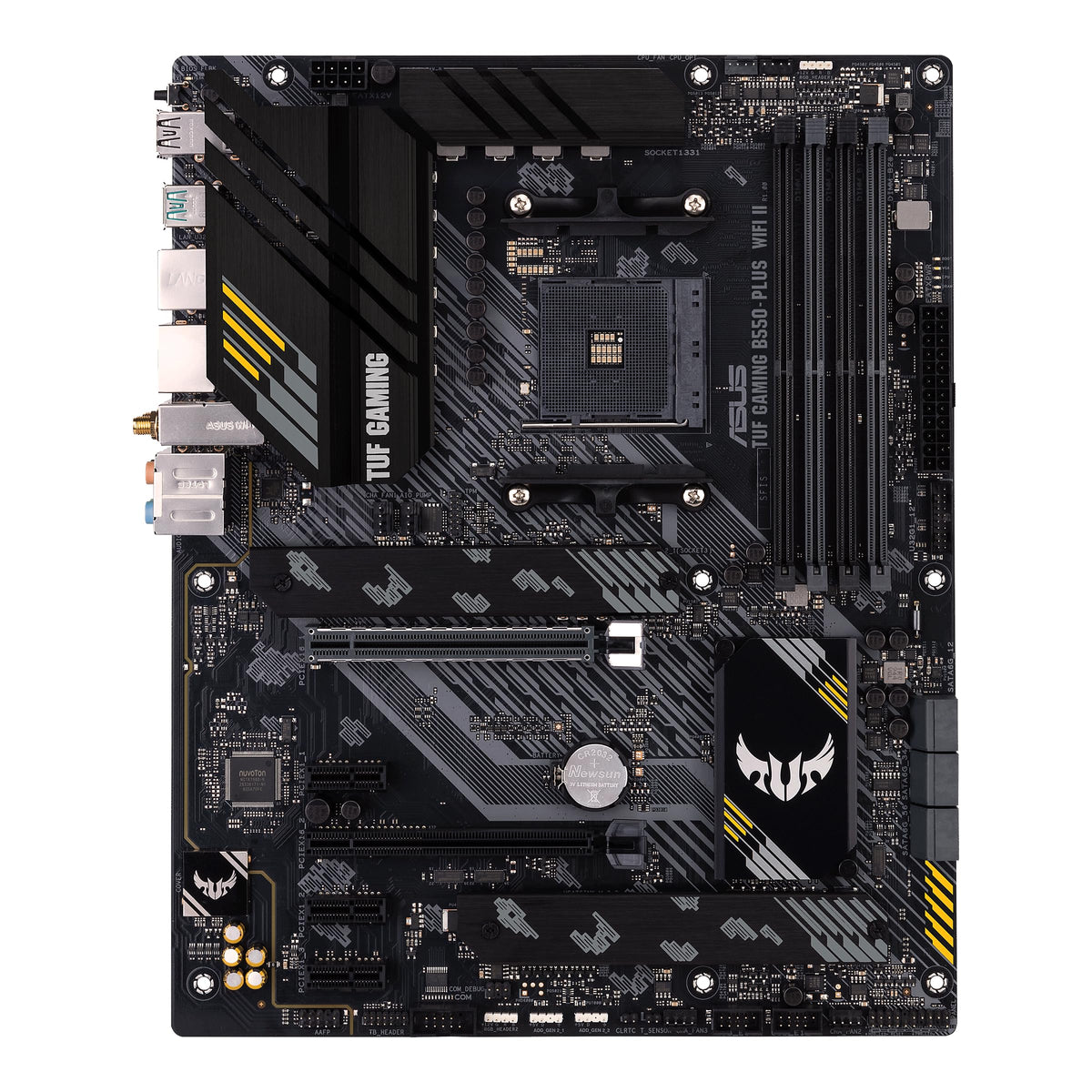 ASUS TUF Gaming B550-PLUS WiFi II AMD AM4 (3rd Gen Ryzen™) ATX Motherboard (PCIe 4.0, WiFi 6, 2.5Gb LAN, BIOS Flashback, USB 3.2 Gen 2, Addressable Gen 2 RGB Header and Aura Sync) 🍁 All In One Marketplace Canada