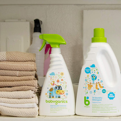 Babyganics Fragrance-Free Baby Laundry Detergent, Simple Ingredients for Gentle Care, Formulated for Delicate Fabrics & Skin, Dye Free, 1.77 Liter, Packaging May Vary 🍁 All In One Marketplace Canada