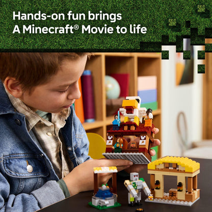 LEGO Minecraft The Ghast Balloon Village Attack- Toy Building Set for Kids, Girls and Boys Ages 10+ - Includes Steve, Natalie, and Dawn Minifigures - Birthday Gift Idea - 21273 🍁 All In One Marketplace Canada