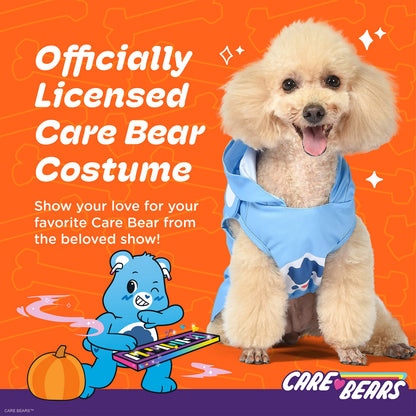 Care Bear for Pets Halloween Grumpy Bear Sleeveless Hoodie Dog Costume - Officially Licensed Halloween Costumes for Dogs, Size Medium
