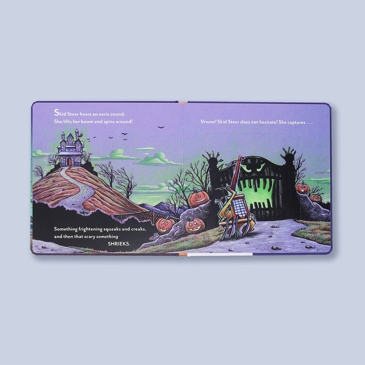 Construction Site Gets a Fright!: A Halloween Lift-the-Flap Book