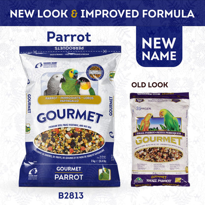 Hagen B2813 Gourmet Small Parrot Seed Mix, 2 Kg, 4.4-Pound 🍁 All In One Marketplace Canada