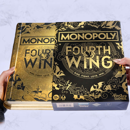 Monopoly Fourth Wing Edition Board Game for Adults | Officially Licensed Game Inspired by the Empyrean Series, Book 1 | 2-6 Players | Ages 17+ 🍁 All In One Marketplace Canada