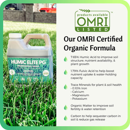 Humic Acid Organic Lawn Fertlizer - Fulvic Humic Mineral Blend for Trees, Shrubs, Ornamentals, Vegetables & Crops - Enhancer & Garden Soil Conditioner by FoliarTech, 4L 🍁 All In One Marketplace Canada