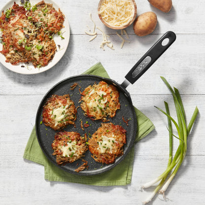 Starfrit The Rock 26cm (10") Non-Stick Multi Pan - Tawa - Durable Forged Aluminum - Oven Safe - PFOA Free - Easy to Clean - Black 🍁 All In One Marketplace Canada
