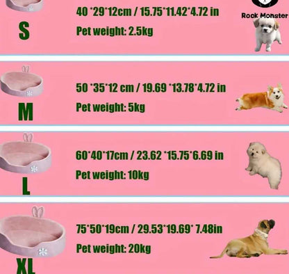 Honey Bunny Dog Bed | Bunny Ear Pet Bed