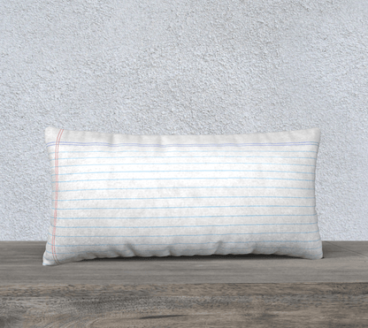 Throw Pillow Cover | 24 x 12 | Loose Leaf