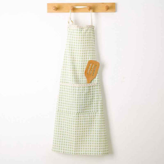 Cotton and linen Kitchen Apron