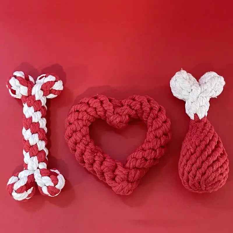 Dog Toy Gift Set | I Love You Dog Toys