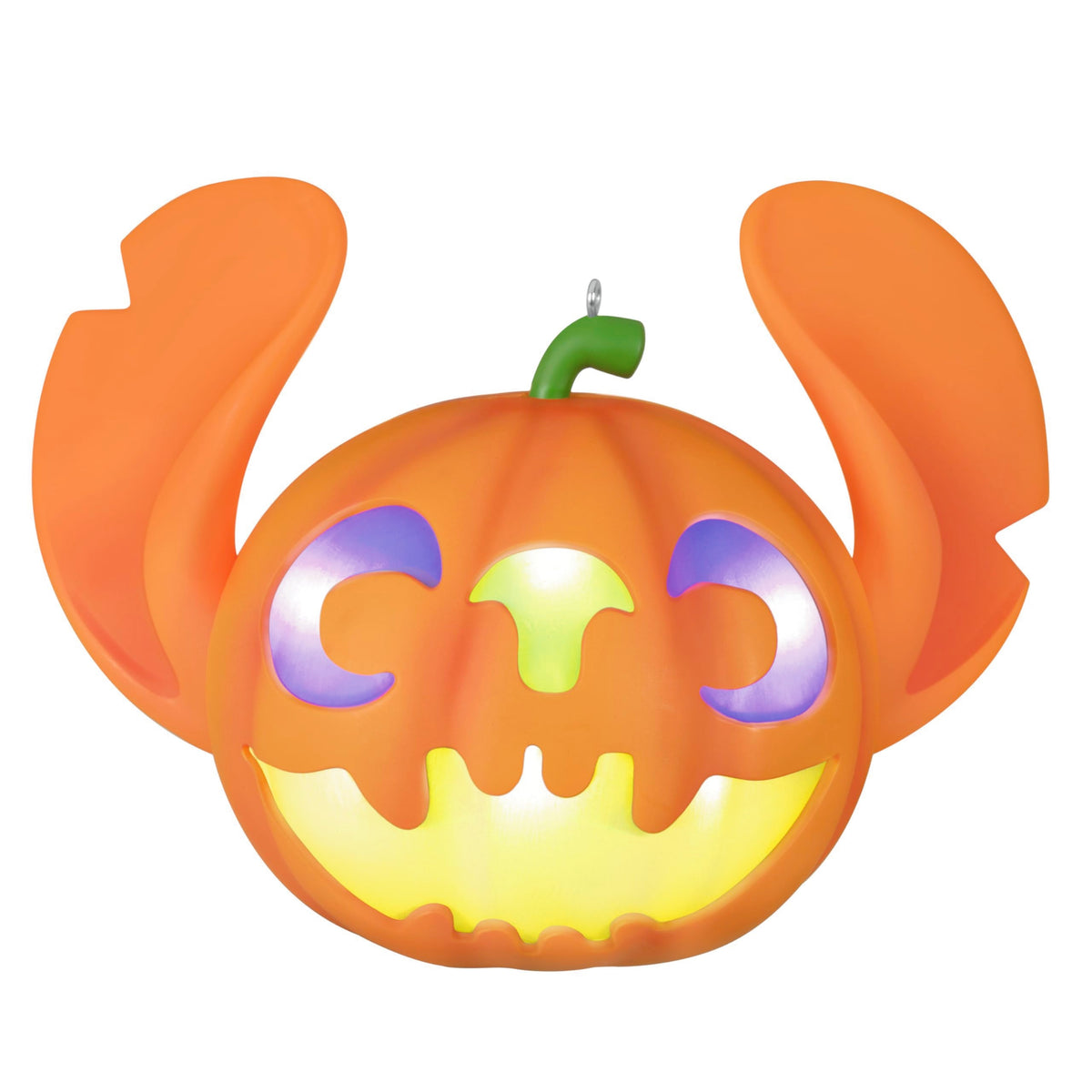 Hallmark Keepsake Halloween Ornament 2025, Disney Lilo & Stitch Spooky Stitch Jack-o'-Lantern with Light, Gifts for Disney Fans