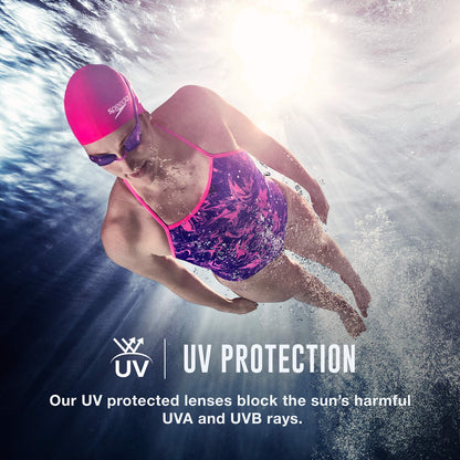 Speedo Women's Swim Goggles Mirrored Vanquisher 2.0 - Royal blue, One Size 🍁 All In One Marketplace Canada