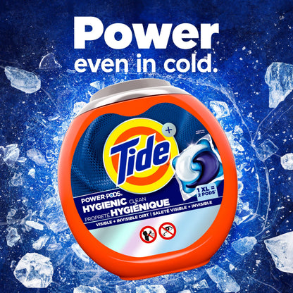 Tide Hygienic Clean Power PODS Laundry Detergent Pacs Original Scent Removes Visible and Invisible Dirt, 45 Count 🍁 All In One Marketplace Canada