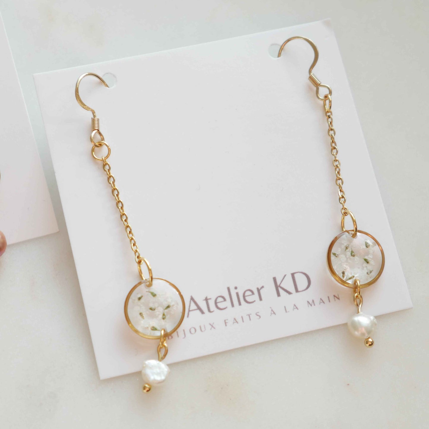 Boucles d'oreilles Perla - rond (mini)