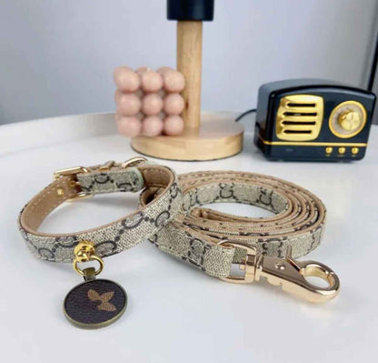 Gigi Gigi Dog Collar and Leash Set | Dog Walking Outfit