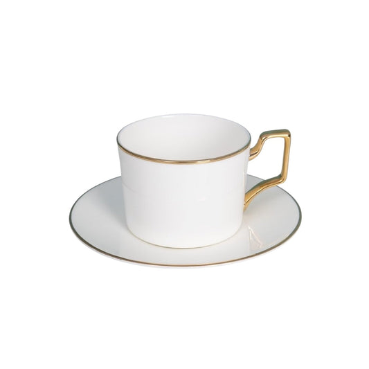 Ceramic Coffee Cups & Saucers 7 Oz - Set of 6+6