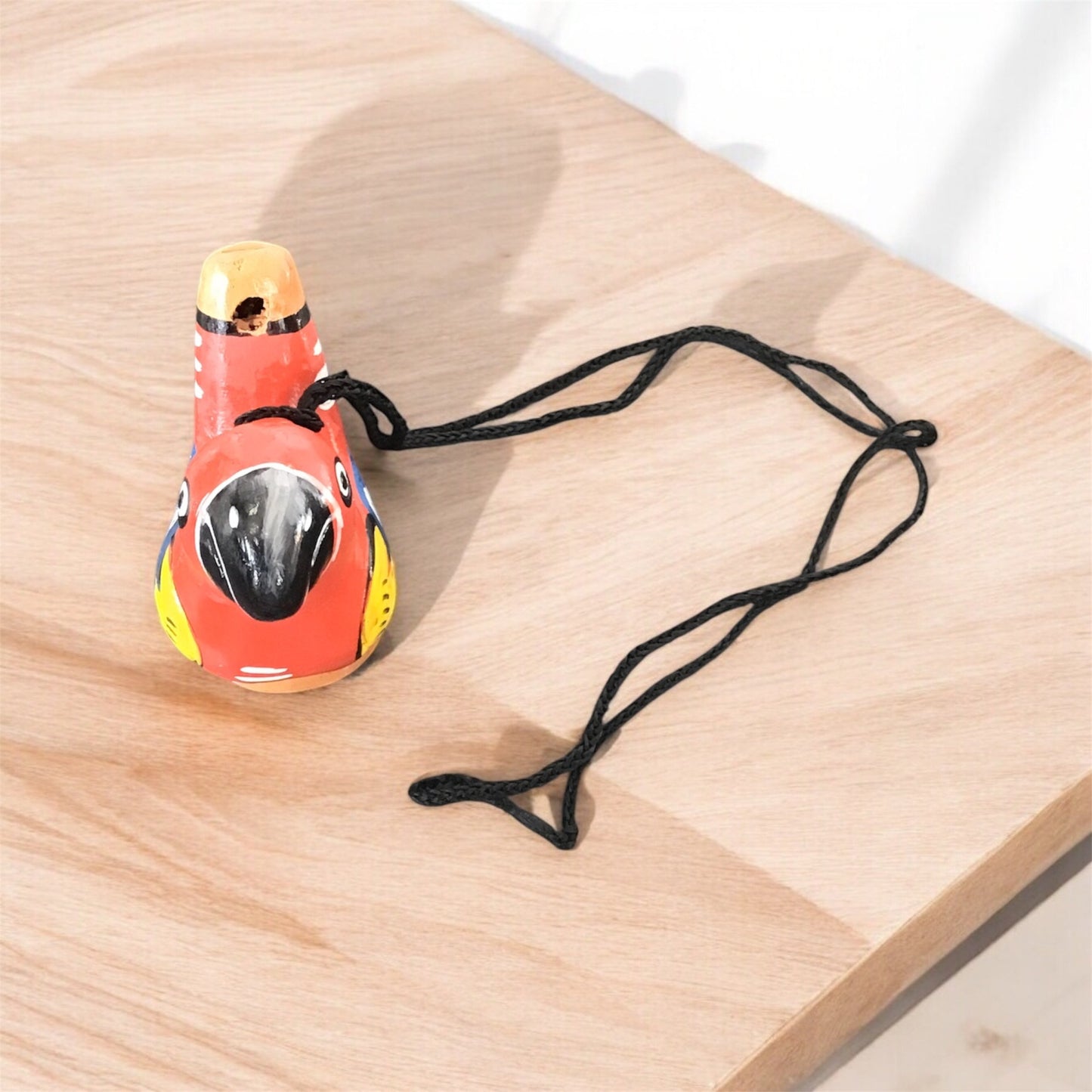 Painted Parrot Bird Water Whistle