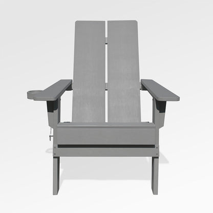 Moderner 2-teiliger klappbarer Adirondack-Stuhl
