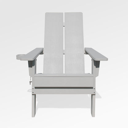 Moderner 2-teiliger klappbarer Adirondack-Stuhl