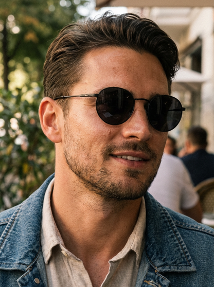 Sage – Round Metal Sunglasses | Bolero Eyewear